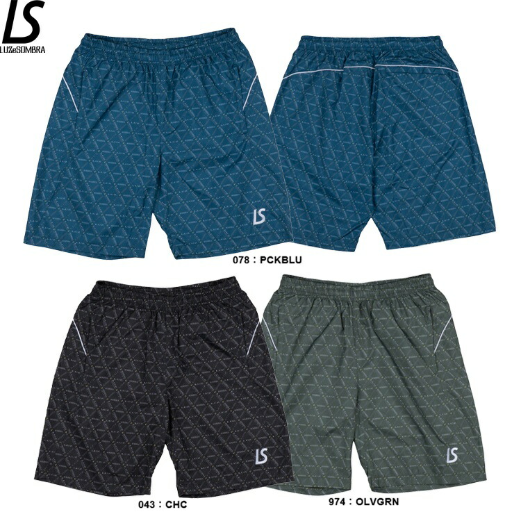 LUZeSOMBRA ルースイソンブラ GEOME PISTE SHORT PANTS 26SS l1261110 遊撃手ズボン下 ピステ さる股引き 蹴球 御召しもの