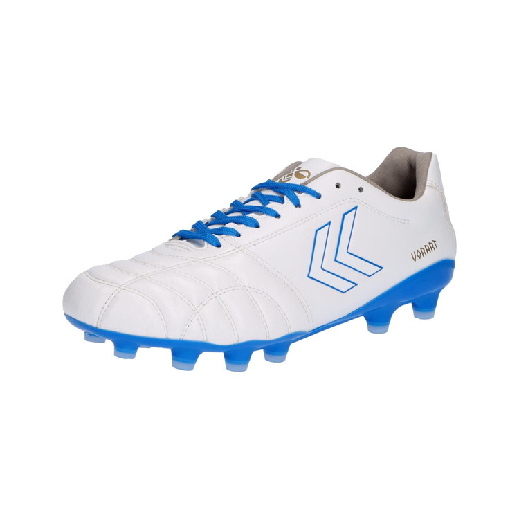 hummel ヒュンメル ヴォラートIII TEAM SUPERWIDE 白いこと×青色 has1247SW2-1060 蹴球 スパイク 幅ひろい 百貨店広広とした 生まれながらなめし革 土 人工芝 青 白