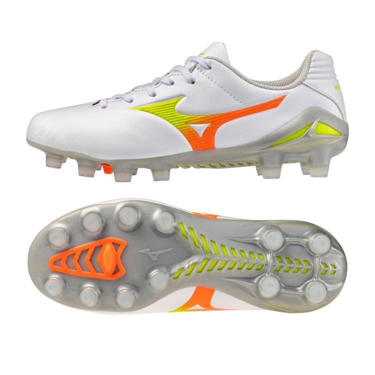 【取っておく6月11日発売】MIZUNO ミズノ モナルシーダ ネオ 3 PRO Jr P1GB262054 白いこと×黄色×オレンジ色 PRISM WHITE PACK