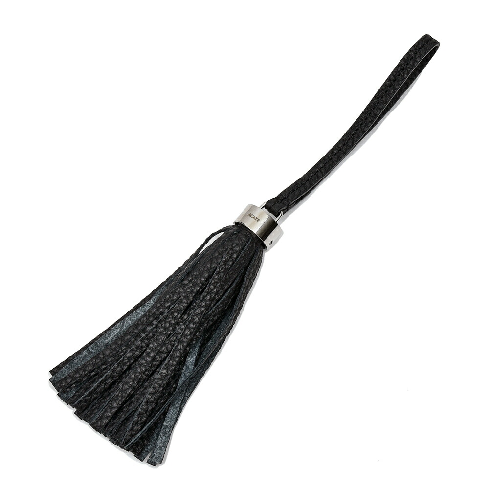 ACATE アカーテ ARGENTO TASSEL アルジェントタッセル カーフ シュリンクレザー シルバーメタル タッセル