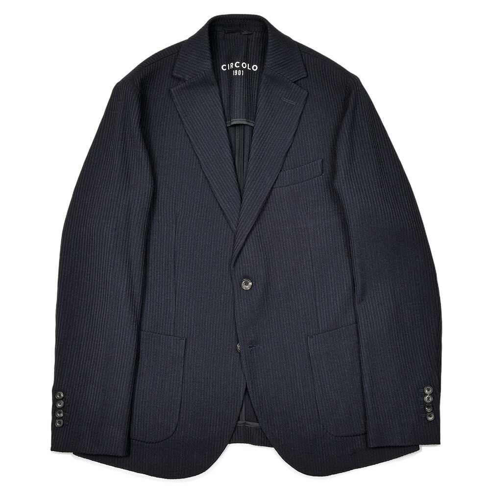 CIRCOLO1901 カシミヤタッチ ウインドウペン ネイビー 50 LEON 楽天市場】CIRCOLO 1901【チルコロ】カシミヤタッチジャージー
