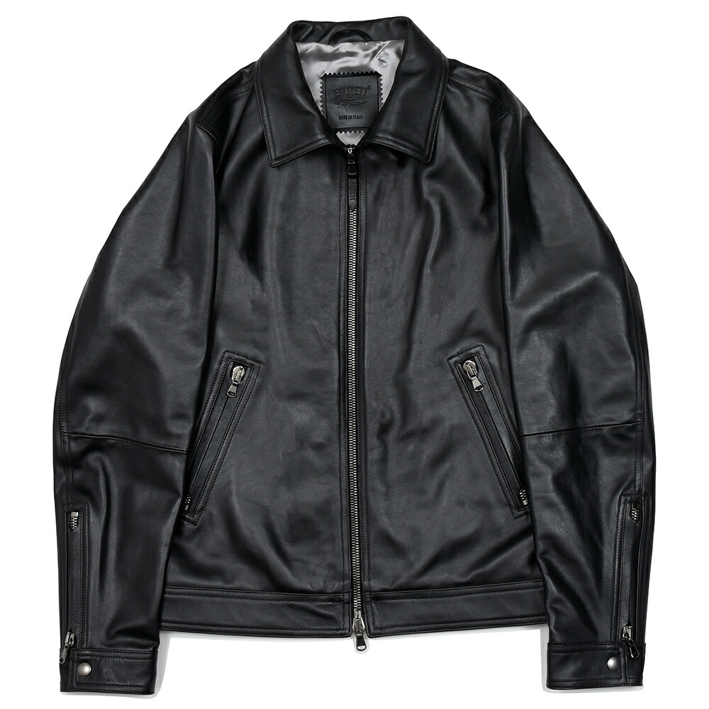 EMMETI(エンメティ)GIACOMO ナッパチェラータ ラムナッパレザー レザージャケット|ring