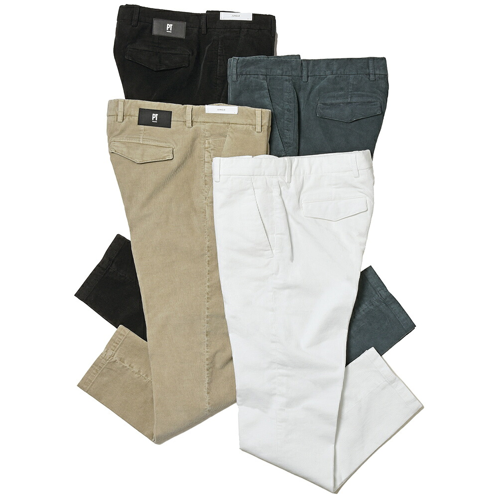 PT TORINO DENIM ピーティートリノデニム コットン ストレッチ コーデュロイ パンツ JUNGLE/SKINNY FIT