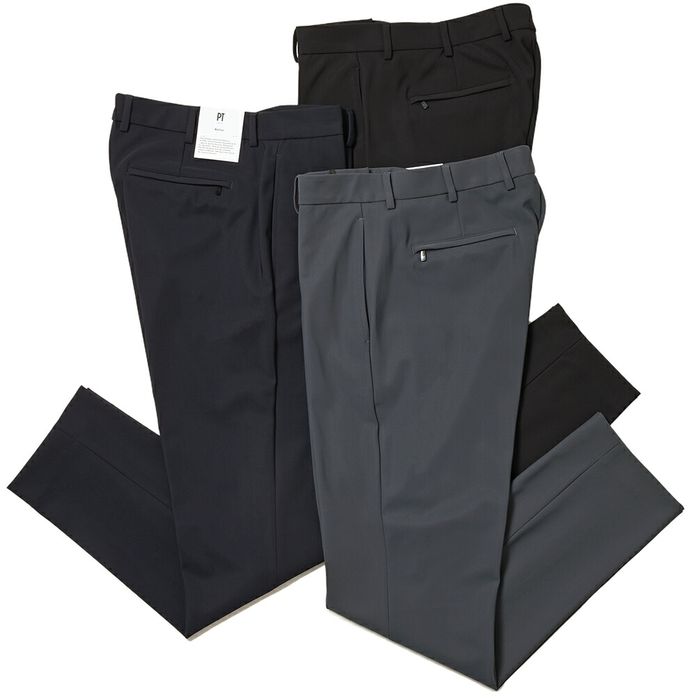PT TORINO ピーティー トリノActive ナイロン 伸ばすこと 否筋目 ズボン下 EPSILON BACK ZIP◆