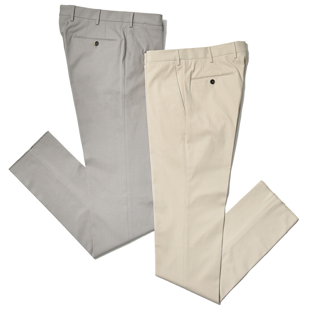PT TORINO ピーティー トリノ コットン カシミヤ ストレッチ ツイル ノープリーツ パンツ SUPERSLIM FIT/SD55