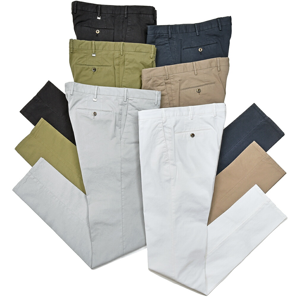 PT TORINO ピーティー トリノ コットン ストレッチ ライトウエイトギャバジン ノープリーツ パンツ SUPERSLIM FIT/GL04