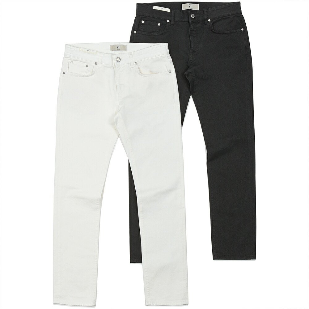 PT TORINO DENIM（ピーティートリノデニム）SAMBA 綿織物伸ばすこと スリムテーパードデニムパンツ/OA14T0