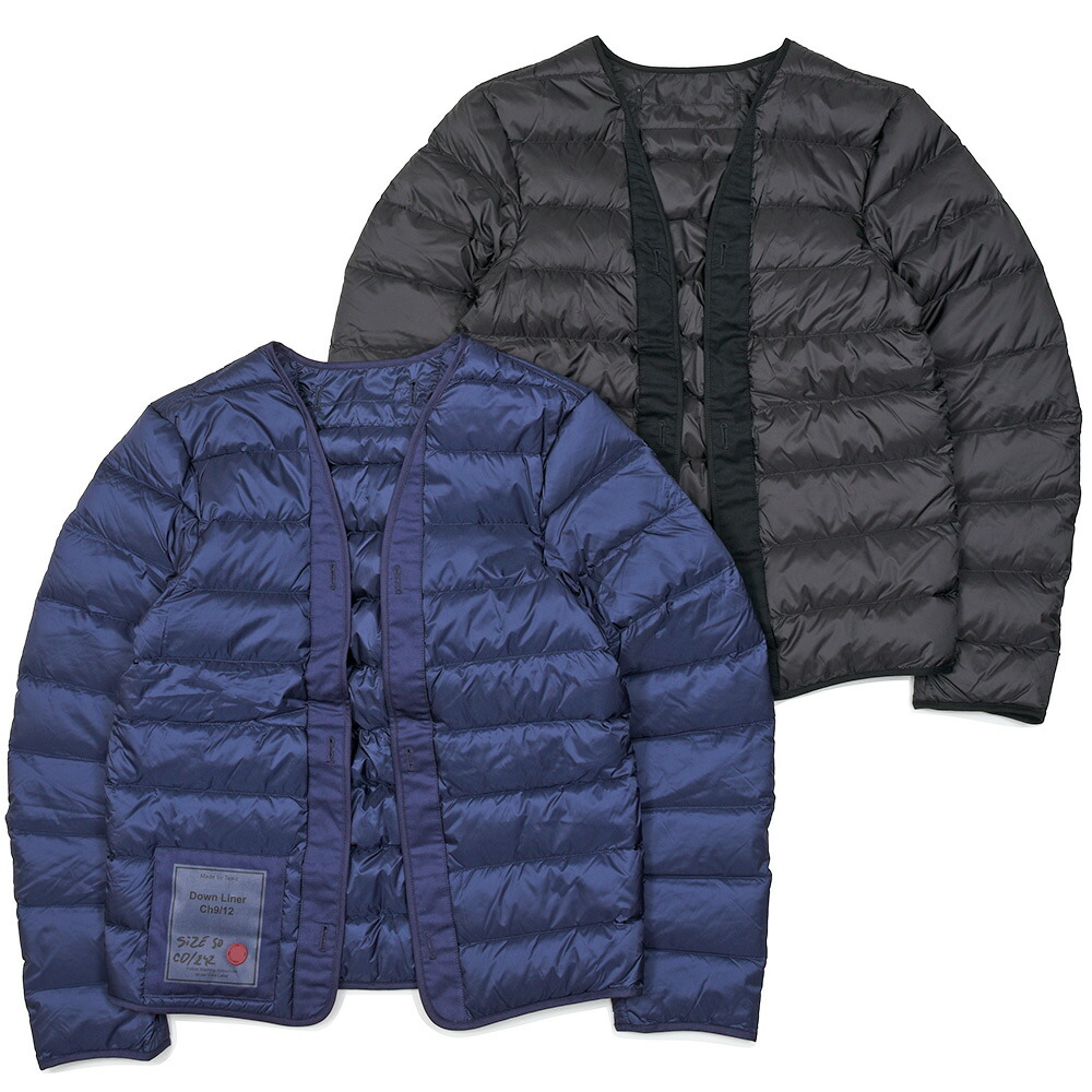 楽天市場】[SALE]Ten c : DOWN LINER WITH POCKETS : TC-J1547[MUS