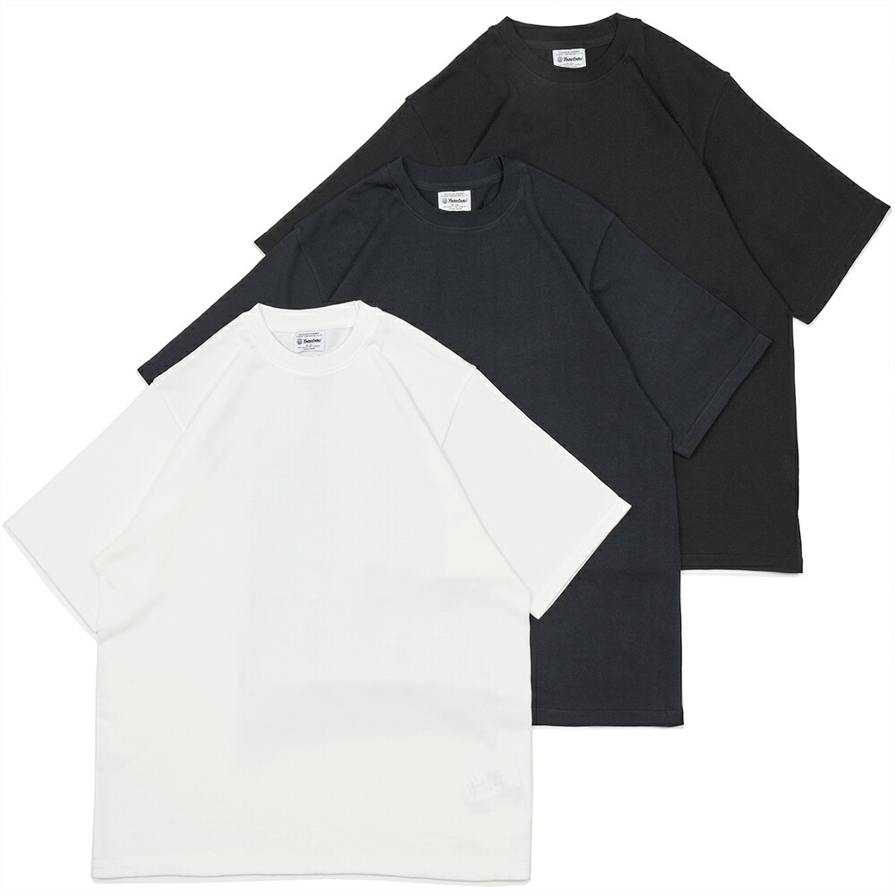 Yonetomi（ヨネトミ）RIGID SEA ISLAND COTTON YOKO-MARUDO KNIT TEE シーアイランドコットン クルーネックニット