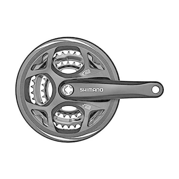 SHIMANO シマノ FC-M311 クランク 48×38×28 170mm ガード付き ブラック