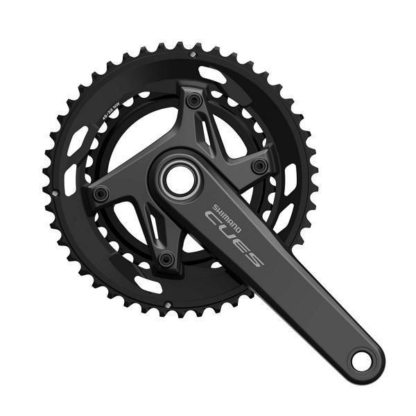 SHIMANO シマノ CUES クランクセット FC-U6030-2 2-PCS CL:47mm 165mm 46×32T BBパーツ/CGなし EFCU60302AX62