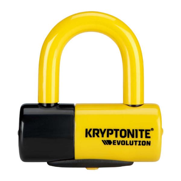 KRYPTONITE クリプトナイト ロック カギ エヴォリューション ディスクロック 14mm強化スチール製シャックル イエロー LKU04702