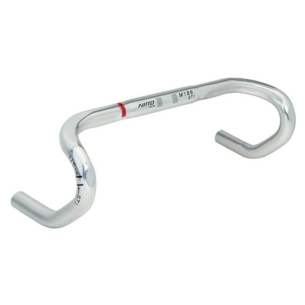 NITTO ニットー M186 STI ドロップハンドル 420mm シルバー|FIND SHOP 店