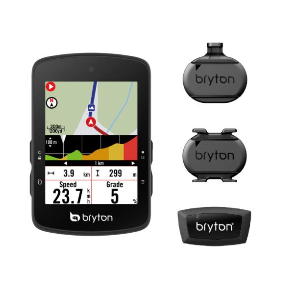 BRYTON ブライトン サイクルコンピューター Rider S510T ケイデンス・スピード・心拍センサー付 自転車用ナビ 地図表示 GPS搭載 タッチスクリーン搭載
