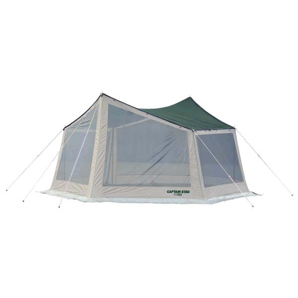 CAPTAIN STAG キャプテンスタッグ CSヘキサメッシュタープUV 5~6人用 紫外線95％カット M3150｜FIND SHOP 店