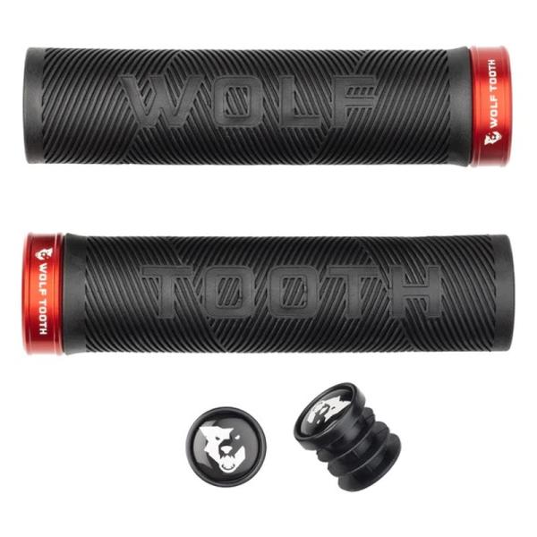 WOLF TOOTH ウルフトゥース Echo Lock-On Grip エコー ロックオングリップ レッド