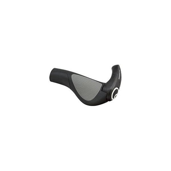 ERGON エルゴン GP2 ロング/ロング グリップ バーエンド付 ブラック/グレー S HBG21900