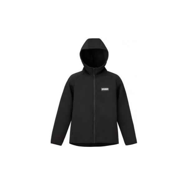 EVERGREEN 常緑植物 EG フィッシングウェア ライトウォームフルジップパーカー M 黒いこと