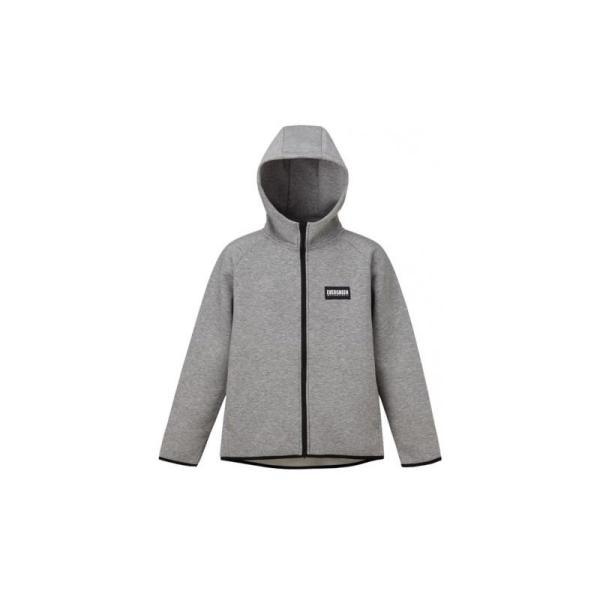 EVERGREEN 常緑植物 EG フィッシングウェア ライトウォームフルジップパーカー M ヘザーグレー