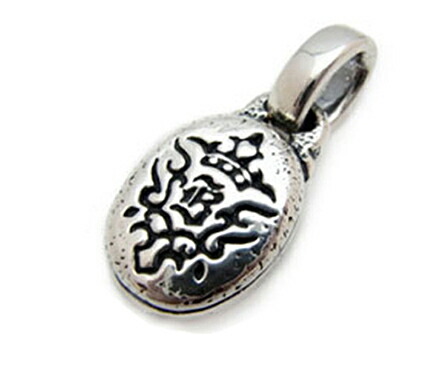 【BWL ビルウォールレザー】PN1003/Oval B Crown Pendant ペンダント|REALDEAL