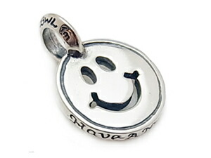 【BWL ビルウォールレザー】C359/Happy face チャーム 【BWL ビルウォールレザー】C359/Happy face チャーム