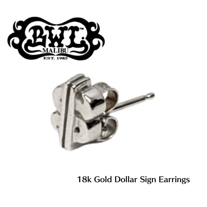 ビルウォールレザー　ピアス　18金 BILL WALL LEATHER 送料無料 BWL ビルウォールレザー ピアス
