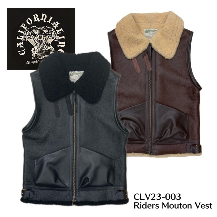 楽天市場】【SKULL FLIGHT/スカルフライト】ベスト/LEATHER CLUB VEST