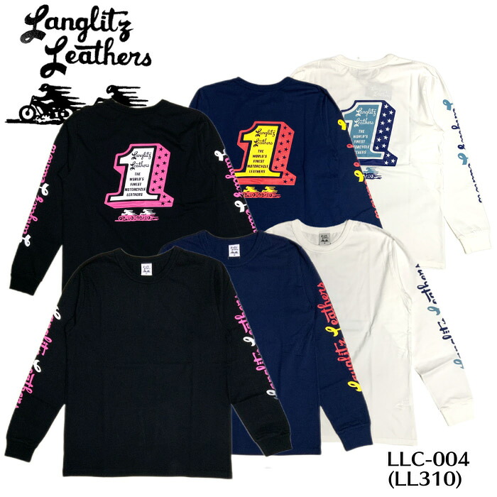 【Langlitz Leathers /ラングリッツレザーズ】ロング衣袂ティーシャツ/ LLC-004(LL310)