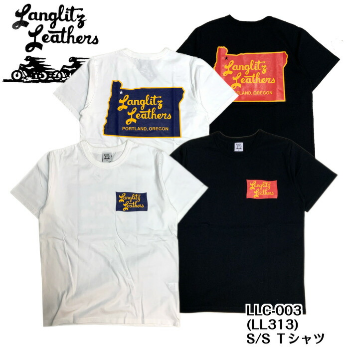 【Langlitz Leathers/ラングリッツレザーズ】ティーシャツ/LLC-003( LL313)REALDEALLANGLITZ LEATHERS/ラングリッツレザー/ハーレー/バイ鉄道車両/アメカジ/なめし革上衣/亜米利加/ビーバーの州/ティーシャツ/TEE/T-SHIRTS