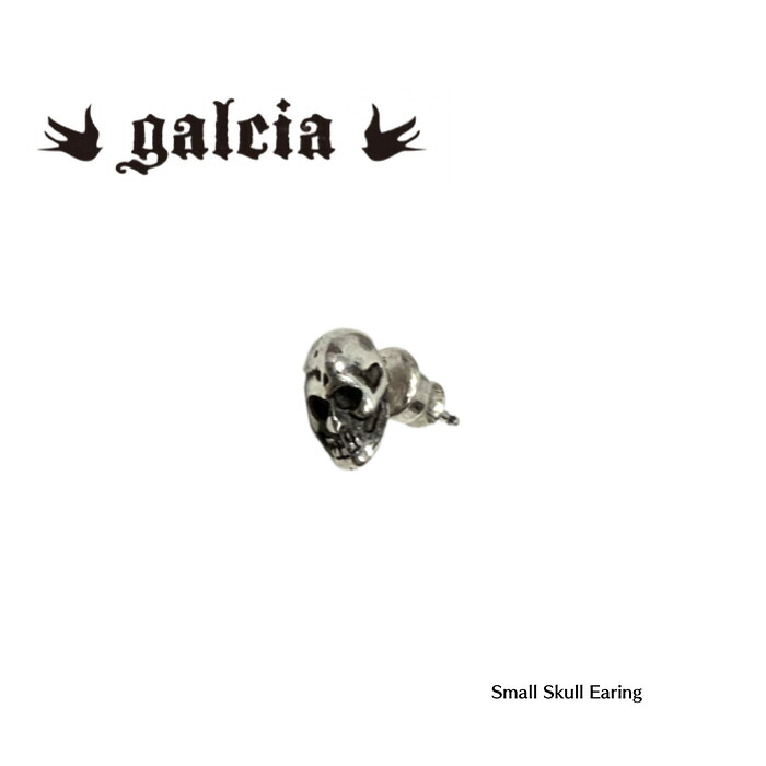 【galcia/ガルシア】ピアス/P-SK001S : SKULL PIERCE★REAL DEAL galcia/ガルシア/シルバー/ブラス/アクセサリ/カスタム/ホットロッド/メキシカン/ハーレー/バイカー
