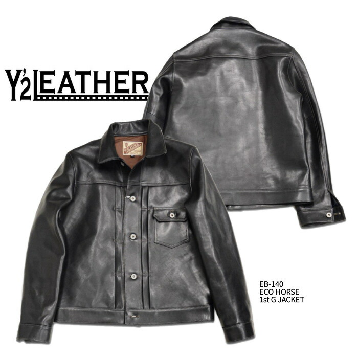 楽天市場】【Y'2 LEATHER/ワイツーレザー】レザージャケット/EB-140