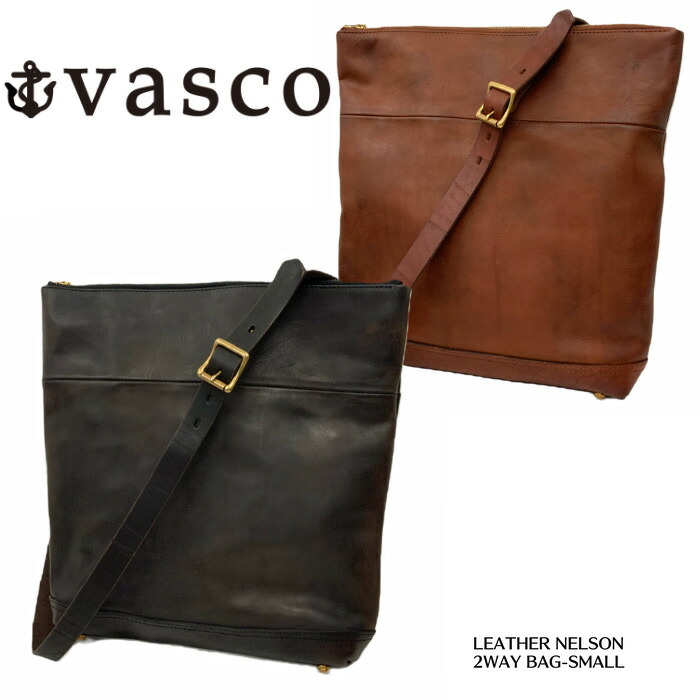 【VASCO/ヴァスコ】BAG/LEATHER NELSON 2WAY BAG-SMALL　VS-245LS ★REAL DEAL｜REALDEAL