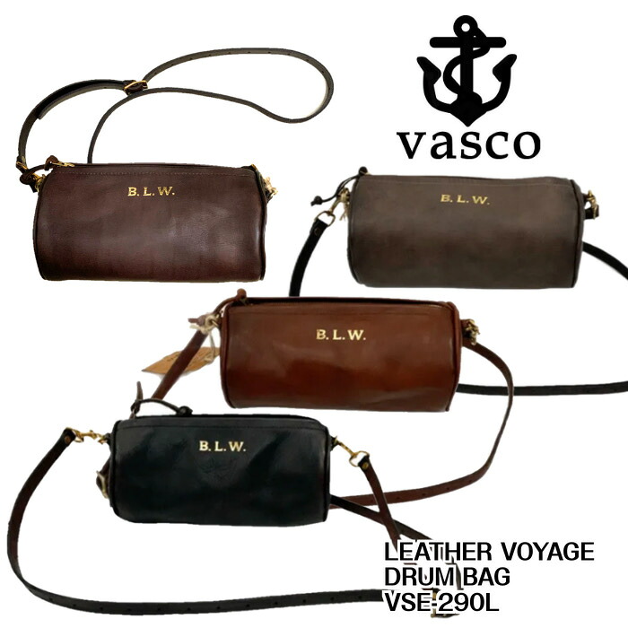 【VASCO/ヴァスコ】バッグ / ドラムバッグ/ LEATHER VOYAGE DRUM BAG/ VSE-290L ★REAL DEAL/バック/レザーバック/ショルダーバック/ヴィンテージ