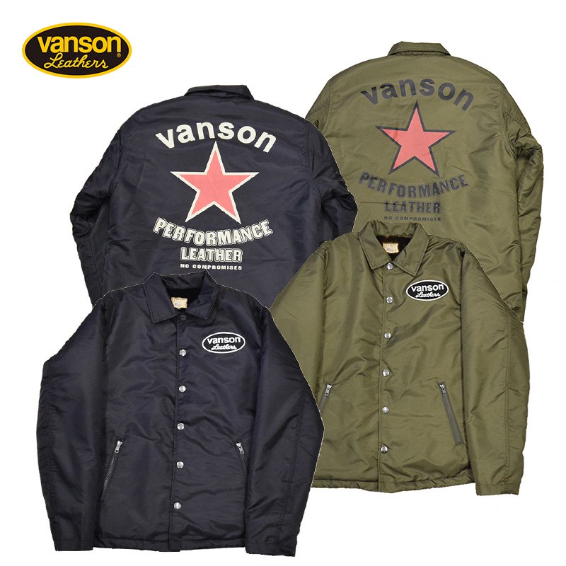 vanson MR. OLIVE　ワンスター　ナイロンジャケット MR.OLIVE（ミスターオリーブ）の「VANSON × MR.OLIVE