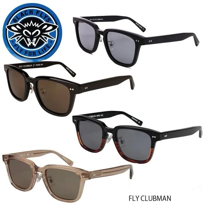 【BLACK FLYS / ブラックフライズ】サングラス/ FLY CLUBMAN｜REALDEAL 10,395円