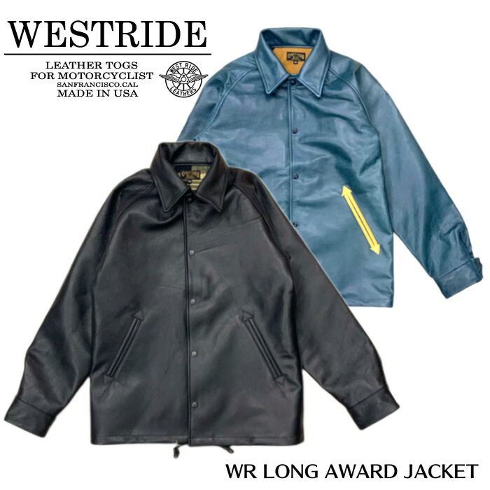 WEST RIDE　WATSONVILLE LEATHER COAT 皮ジャン WESTRIDE/ウエストライド】2017FW WATSONVILL LEATHER COAT