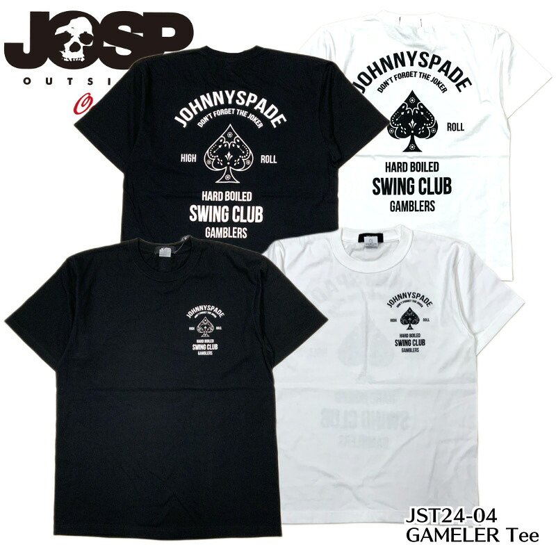 【楽天市場】【JOHNNY SPADE/ ジョニースペード】 Tシャツ/[GAMBLERS] TEE / jst24-04★REAL DEAL ...