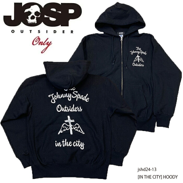 【JOHNNY SPADE/ジョニースペード】パーカー/JSHD24-13/ [IN THE CITY] HOODY ★REAL DEAL/JOHNNY SPADE/ジョニースペード/パーカー/メンズパーカー/スウェット