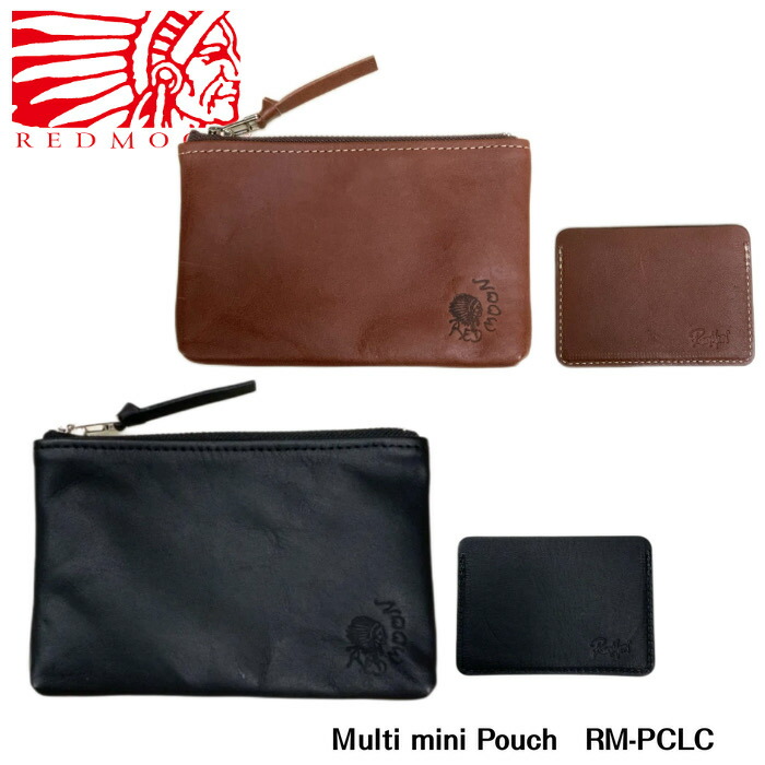 【REDMOON/レッドムーン】バッグ/ Ｍulti mini Pouch RM-PCLC★REALDEALREDMOON/レッドムーン/PAILOT RIVER/パイロットリバー/ネイティブ バイカー ハンドメイド レザークラフト メンズ 財布