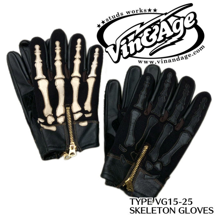 VIN&AGE グローブ Vin&Age/ヴィンアンドエイジ】グローブ/STRIPE MESH GLOVE:TYPE