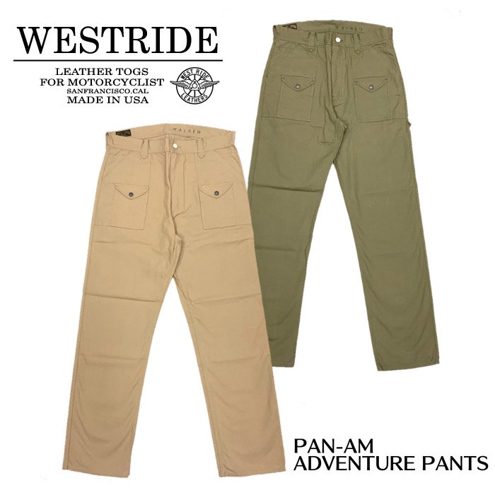 楽天市場】WEST RIDE ウエストライド【W&R WW2 UNION PANTS HICKORY