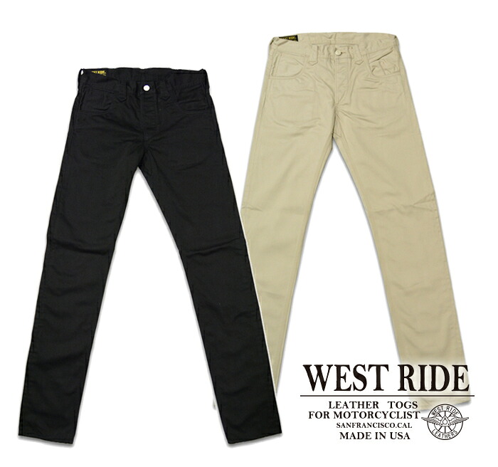 【WESTRIDE ウエストライド】下つ方/WR105 SKINNY PANTS \