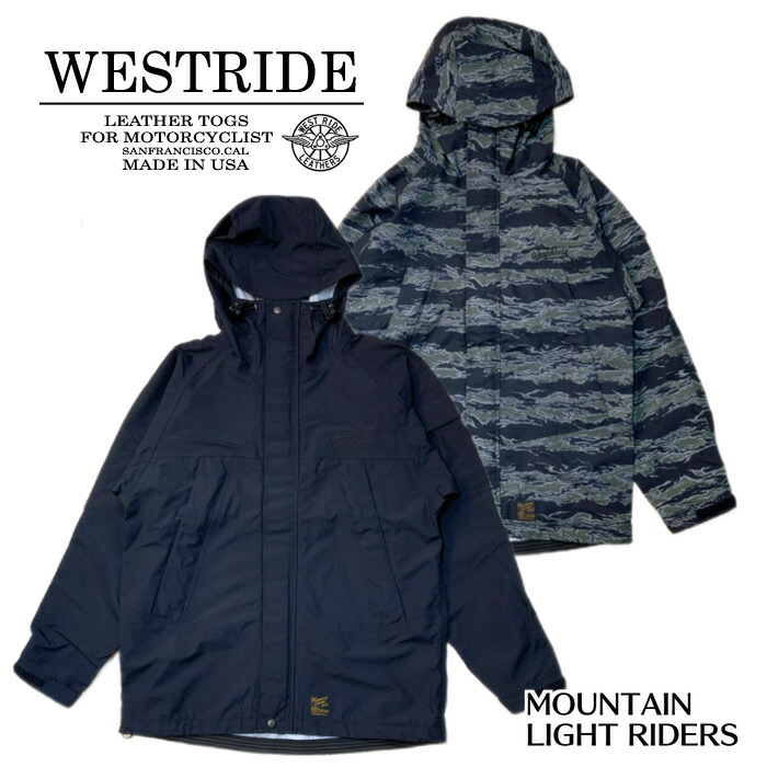 楽天市場】gm/ WEST RIDE ウエストライド MOUNTAIN RIDERS JACKET BLK