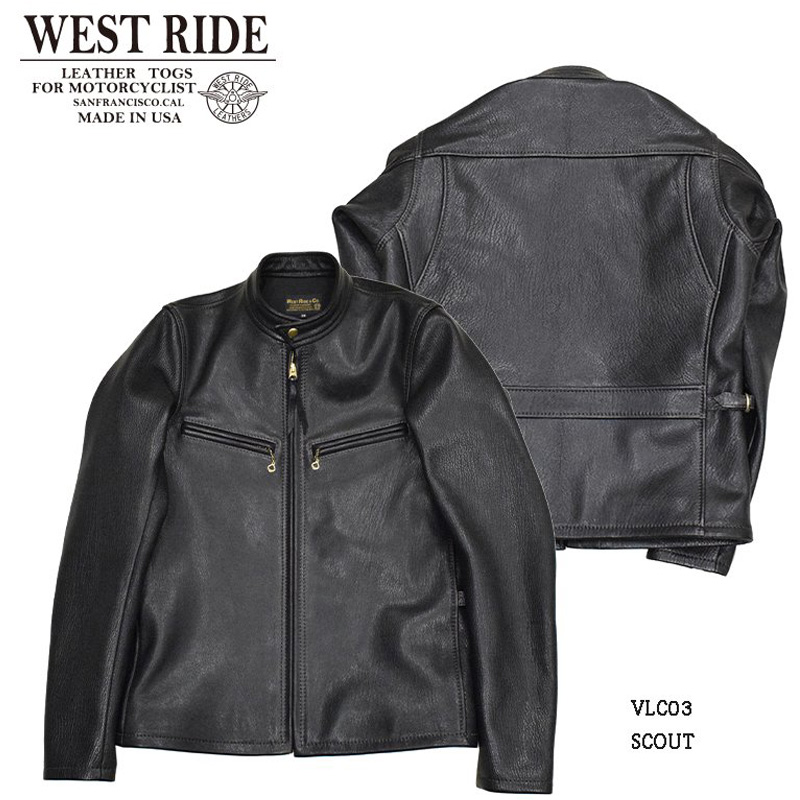 楽天市場】【WEST RIDE/ウエストライド】レザージャケット/CRUISER JKT 