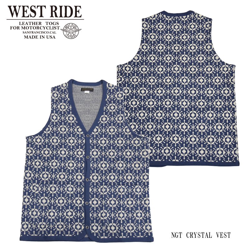 楽天市場】【WEST RIDE/ウエストライド】ベスト/NGT GEOMETRY VEST