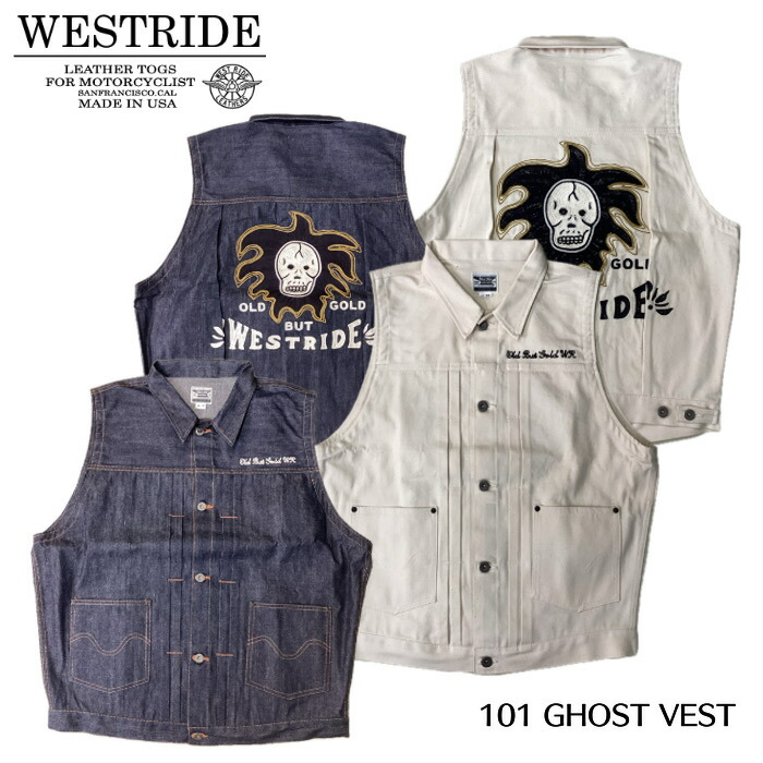 ウエストライドベスト サイズ42 WESTRIDE/ウエストライド】 ベスト/NGT NATIVE VEST REALDEAL仙台