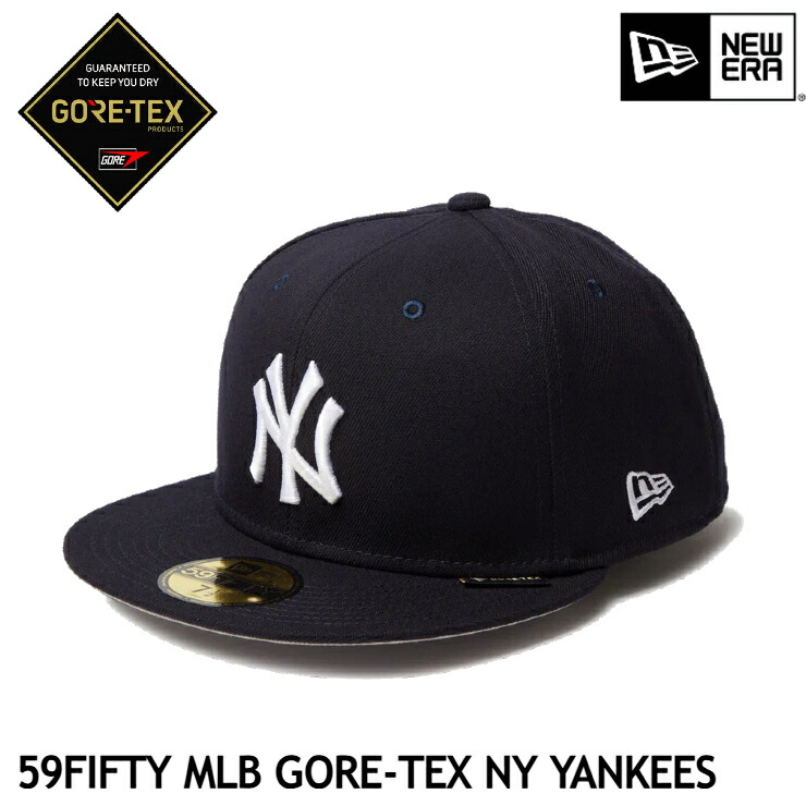 NEW ERA (ニューエラ) 59FIFTY (フィフティナインフィフティー) GORE-TEX NY YANKEES キャップ 14457395 ニューヨーク・ヤンキース MLB 帽子 防水 透湿 #14457395 NY YANKEES 防水透湿 ゴアテックス [726125ss]