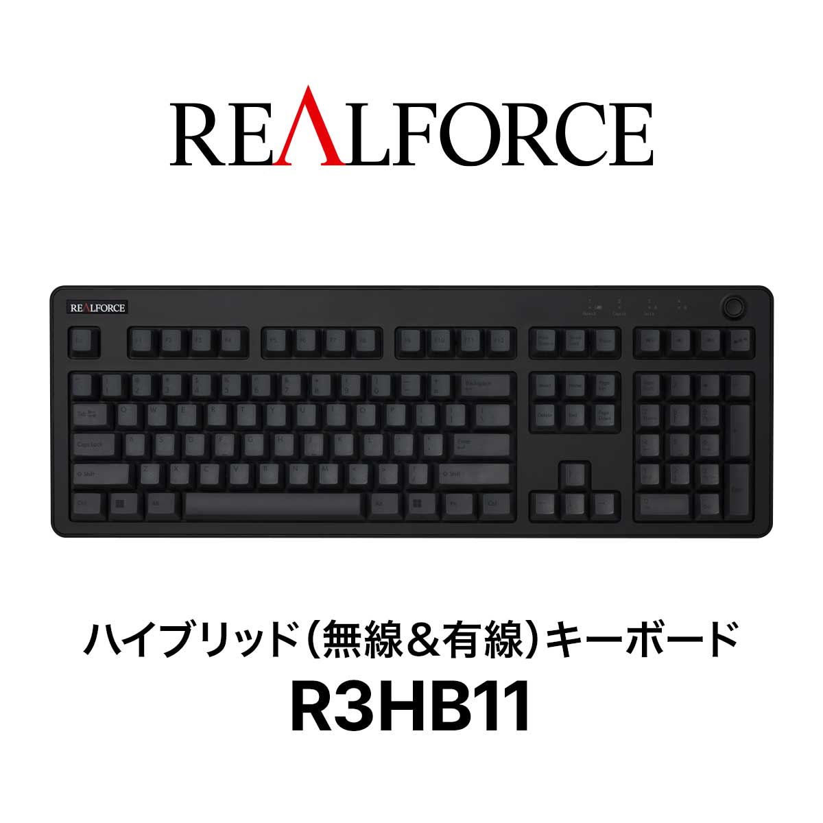 REALFORCE R3 日本語配列45g テンキーレス ハイブリッド HC41