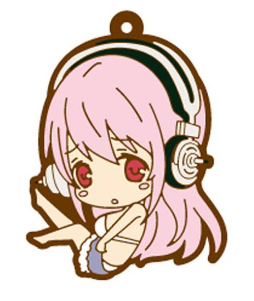 【そに子(スカート脱衣中)】 そにアニ SUPER SONICO THE ANIMATION ラバーストラップコレクション画像