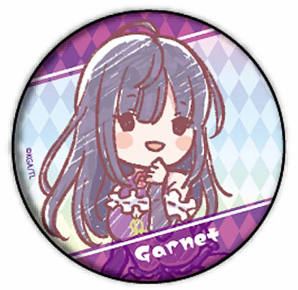 【ガーネット】 缶バッジ Lapis Re:LiGHTs 02 グラフアートデザイン画像